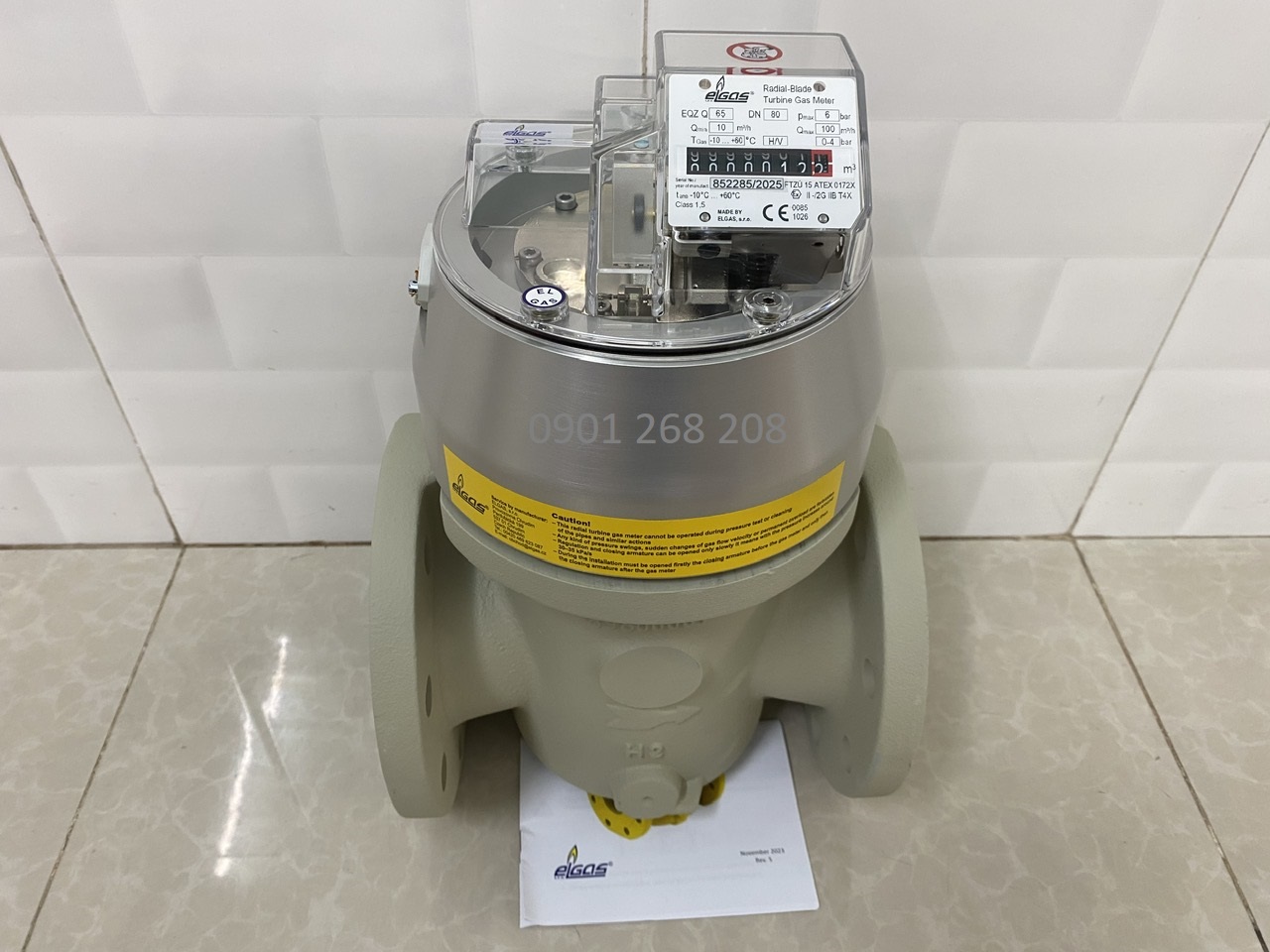 Dong ho do luu luong EQZ G65 DN80